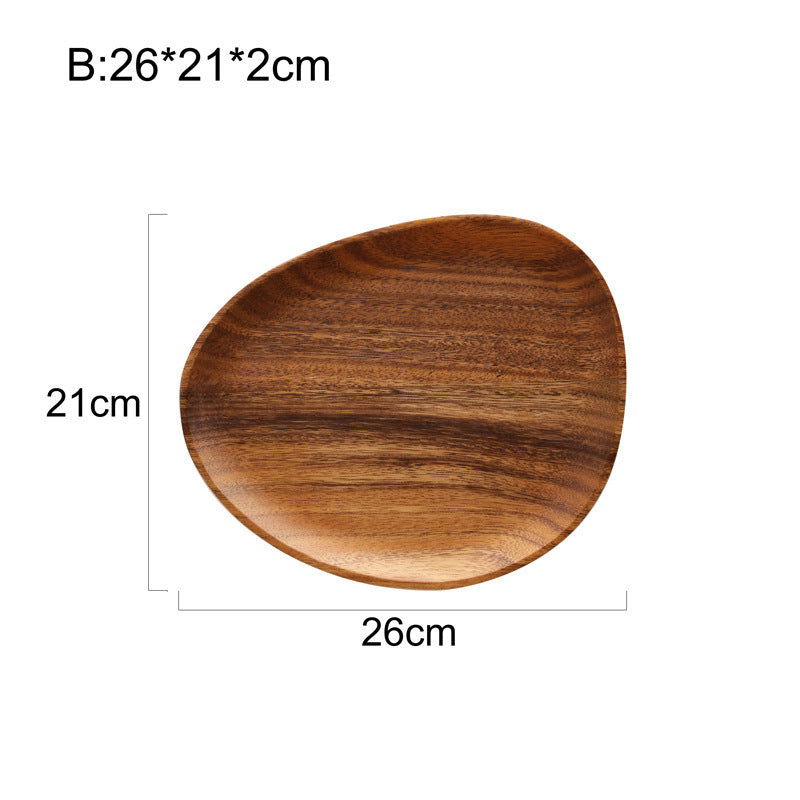 Acacia Japanese Snack Plate Non-standard Snack Plate - Walfos® Kitchenware