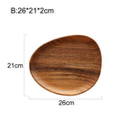 Acacia Japanese Snack Plate Non-standard Snack Plate - Walfos® Kitchenware