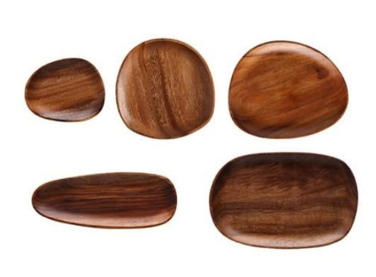 Acacia Japanese Snack Plate Non-standard Snack Plate - Walfos® Kitchenware