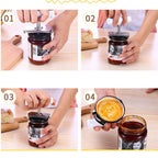 Adjustable Multi-Function Bottle Cap Opener Stainless Steel Lids Off Jar Opener Labor-Saving Screw Can Opener For Kitchen Gadget - Walfos® Kitchenware