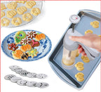Baking Pastry Tools Cookie Mold Press Gun 12 Flower Shape + 6 Pastry Tips Biscuit Cookie Cutter DIY Cake Cookie Making Machine - Walfos® Kitchenware