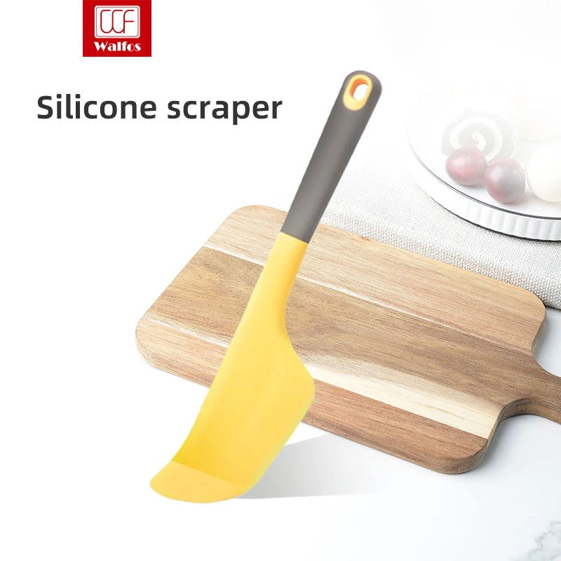 Baking silicone scraper high temperature cake cream spatula large stir fry shovel household scraping stirring baking tool - Walfos® Kitchenware