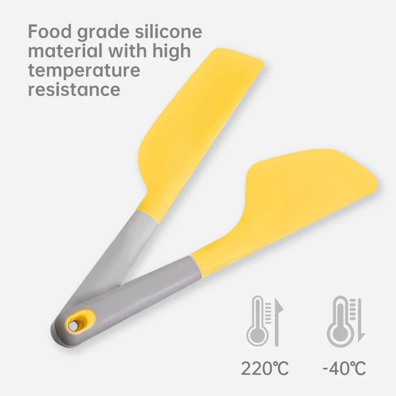 Baking silicone scraper high temperature cake cream spatula large stir fry shovel household scraping stirring baking tool - Walfos® Kitchenware