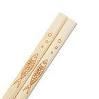 Bamboo Chopsticks Carved Carbonized Chopsticks Set Hotel Household Unpainted Bamboo Chopsticks - Walfos® Kitchenware