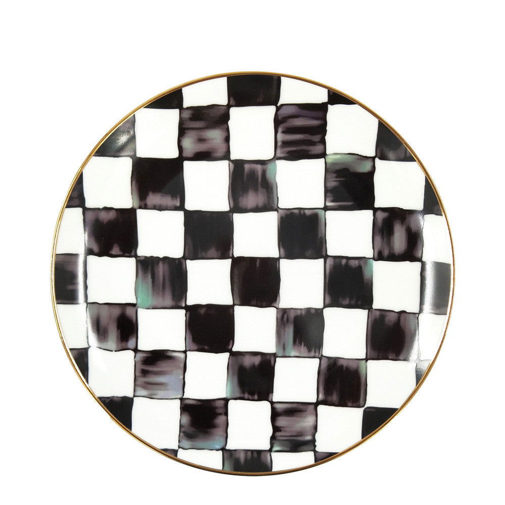 Black And White Checkerboard Bone China Tableware - Walfos® Kitchenware