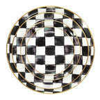 Black And White Checkerboard Bone China Tableware - Walfos® Kitchenware