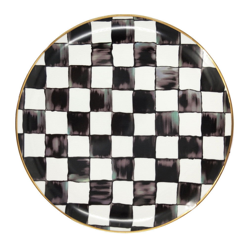 Black And White Checkerboard Bone China Tableware - Walfos® Kitchenware