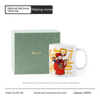 Bone China Chinese National Fashion Ceramic Cup - Walfos® Kitchenware