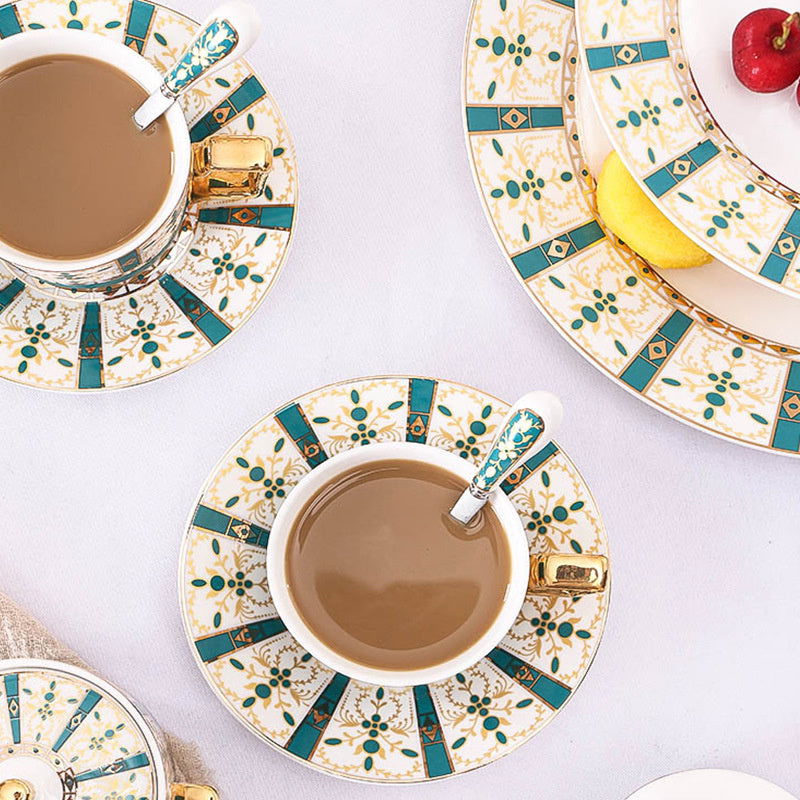 Bone China English Afternoon Tea Set - Walfos® Kitchenware