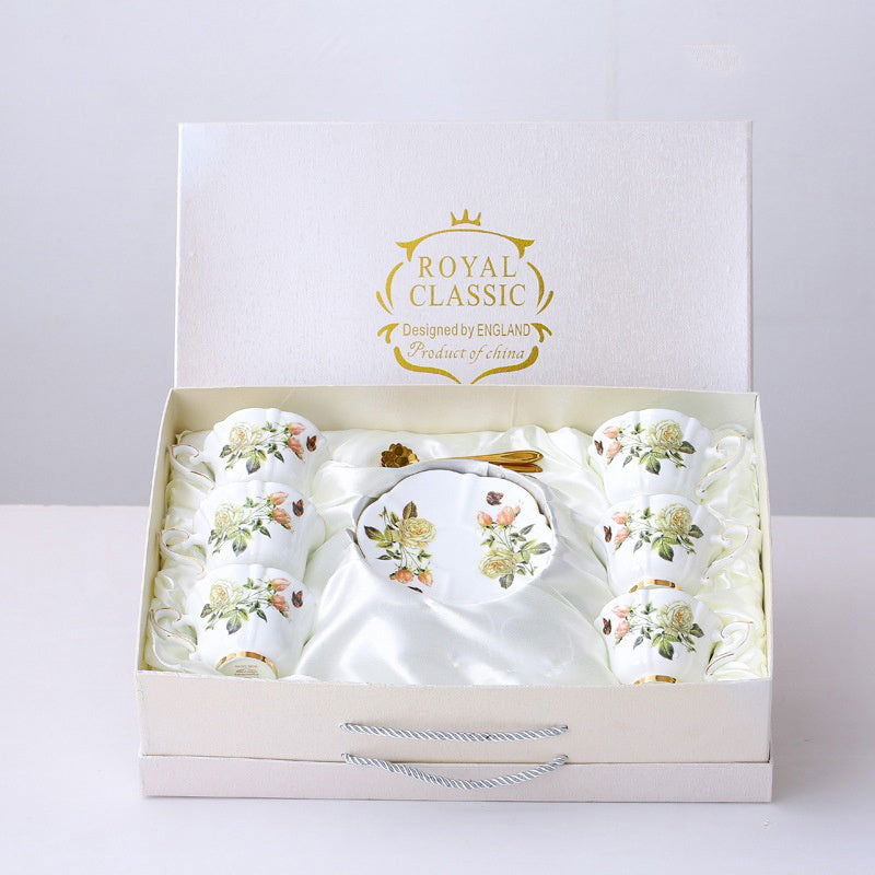 Bone China Fancy Cup Set - Walfos® Kitchenware