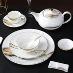 Bone China Hotel Tableware Set Chinese Style - Walfos® Kitchenware