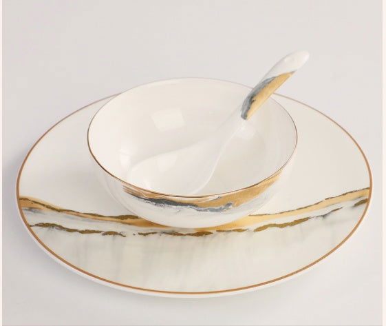 Bone China Hotel Tableware Set Chinese Style - Walfos® Kitchenware