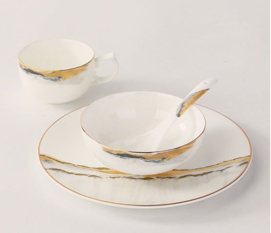 Bone China Hotel Tableware Set Chinese Style - Walfos® Kitchenware