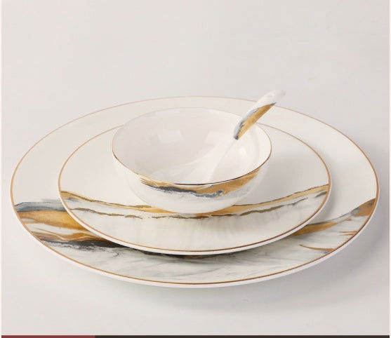 Bone China Hotel Tableware Set Chinese Style - Walfos® Kitchenware