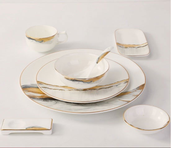 Bone China Hotel Tableware Set Chinese Style - Walfos® Kitchenware