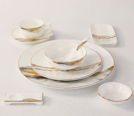 Bone China Hotel Tableware Set Chinese Style - Walfos® Kitchenware