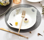 Bone China Tableware Set Bowl And Plate European Style Bowl And Dish Set - Walfos® Kitchenware