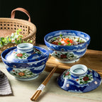 Bowl With Lid 6-inch Japanese Miso Soup Bowl Cover - Walfos® Kitchenware