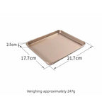 Bread Cake Baking Tray Mold For Home Use Non Stick Oven For Baking Steak Chicken Wings Rectangular Pizza Baguette Baking Tools - Walfos® Kitchenware