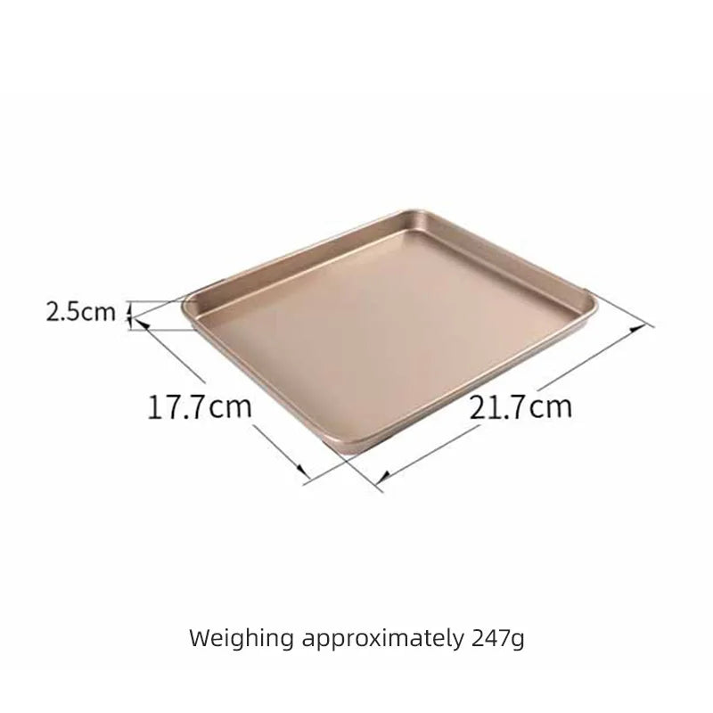 Bread Cake Baking Tray Mold For Home Use Non Stick Oven For Baking Steak Chicken Wings Rectangular Pizza Baguette Baking Tools - Walfos® Kitchenware