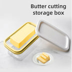 Butter storage box food grade butter cutting and packaging storage box cheese cutting refrigerator sealed and fresh-keeping box - Walfos® Kitchenware