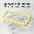 Butter storage box food grade butter cutting and packaging storage box cheese cutting refrigerator sealed and fresh-keeping box - Walfos® Kitchenware