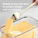 Butter storage box food grade butter cutting and packaging storage box cheese cutting refrigerator sealed and fresh-keeping box - Walfos® Kitchenware