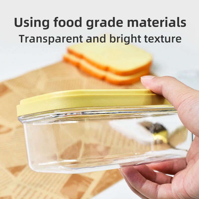 Butter storage box food grade butter cutting and packaging storage box cheese cutting refrigerator sealed and fresh-keeping box - Walfos® Kitchenware