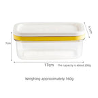 Butter storage box food grade butter cutting and packaging storage box cheese cutting refrigerator sealed and fresh-keeping box - Walfos® Kitchenware