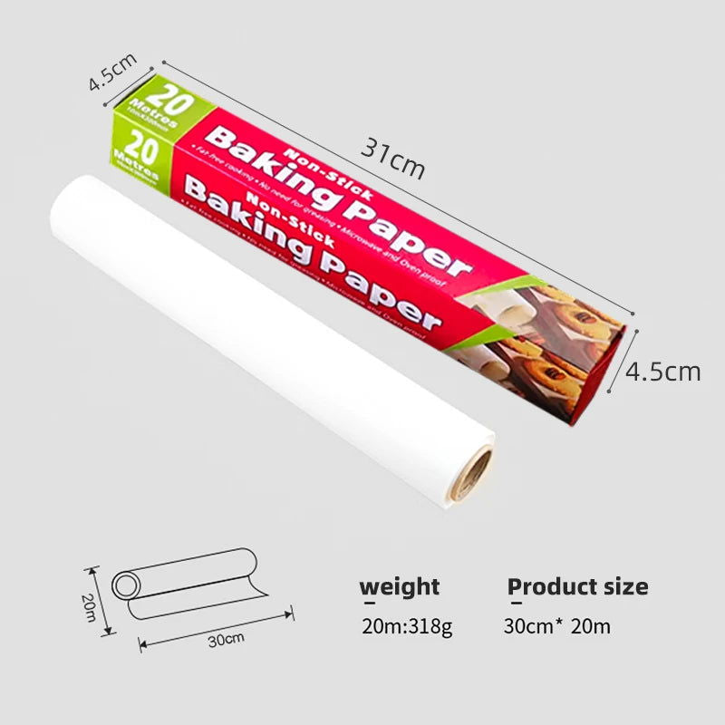 Cake silicone oil paper oven special household oil absorbing paper barbecue air fryer baking bread non stick baking paper pad - Walfos® Kitchenware