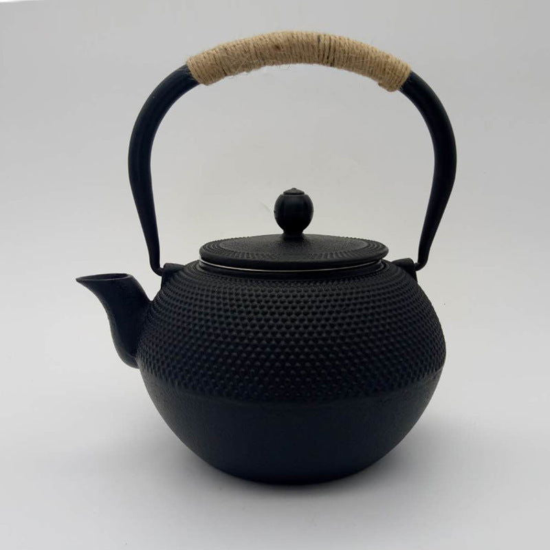 Cast Iron Pot Boiling Water Teapot Handmade Uncoated Japanese Old Iron Pot Household Health Teapot Kung Fu Tea Set - Walfos® Kitchenware