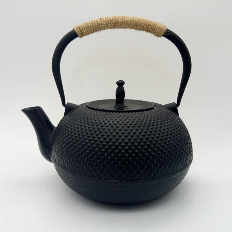 Cast Iron Pot Boiling Water Teapot Handmade Uncoated Japanese Old Iron Pot Household Health Teapot Kung Fu Tea Set - Walfos® Kitchenware