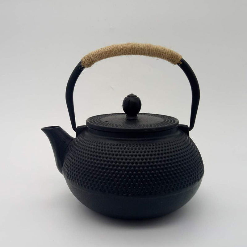 Cast Iron Pot Boiling Water Teapot Handmade Uncoated Japanese Old Iron Pot Household Health Teapot Kung Fu Tea Set - Walfos® Kitchenware