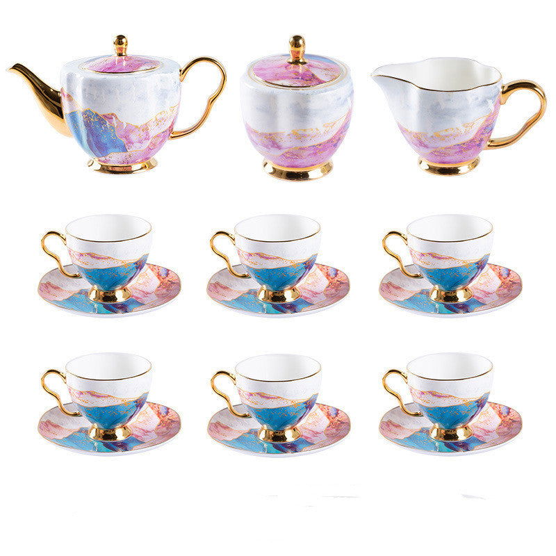 Castle Home 15 Skull China Coffee Set - Walfos® Kitchenware