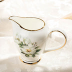 Ceramic Bone China Tea Cup Plate Phnom Penh Gold Coffee Cup - Walfos® Kitchenware