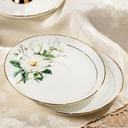 Ceramic Bone China Tea Cup Plate Phnom Penh Gold Coffee Cup - Walfos® Kitchenware