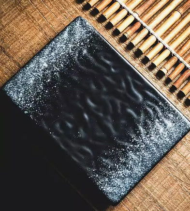 Ceramic Flat Plate Rectangular Sushi Plate Japanese Style - Walfos® Kitchenware