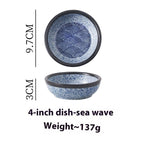 Ceramic Japanese Sauce Dipping Seasoning Dish Creative Household Restaurant Supplies - Walfos® Kitchenware