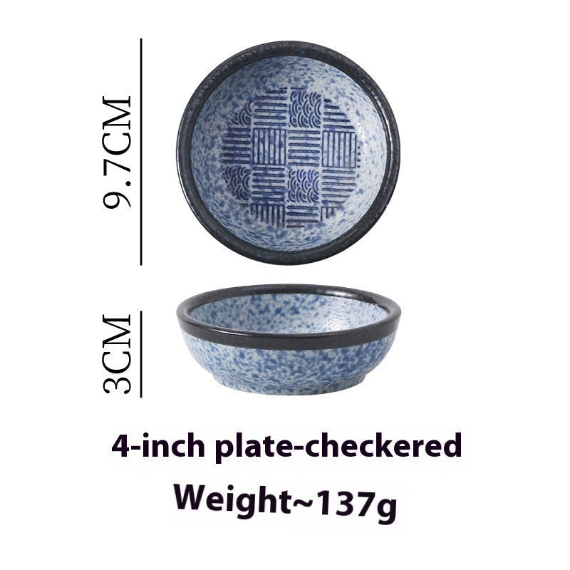 Ceramic Japanese Sauce Dipping Seasoning Dish Creative Household Restaurant Supplies - Walfos® Kitchenware