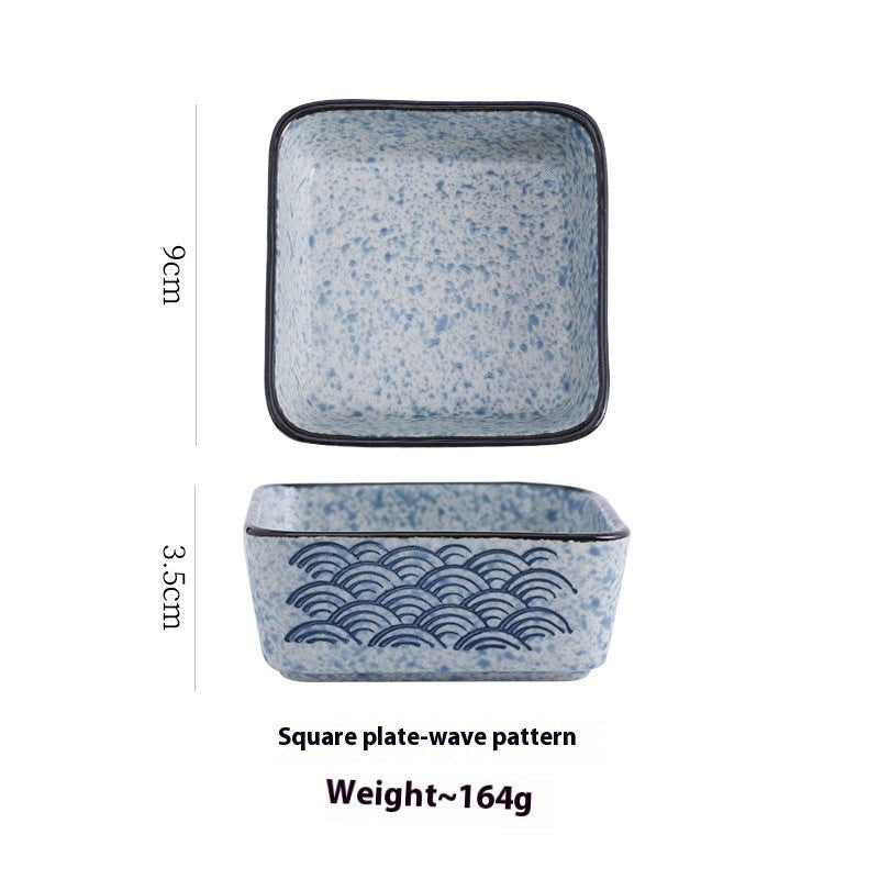 Ceramic Japanese Sauce Dipping Seasoning Dish Creative Household Restaurant Supplies - Walfos® Kitchenware