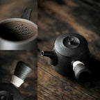 Ceramic Japanese Teapot Kung Fu Tea Set Handmade Single Pot - Walfos® Kitchenware