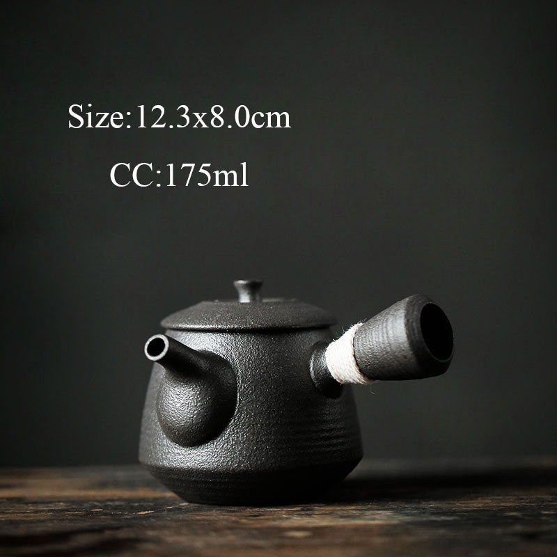 Ceramic Japanese Teapot Kung Fu Tea Set Handmade Single Pot - Walfos® Kitchenware