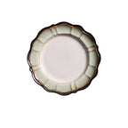 Ceramic Plate Flat Plate Creative Dish Plate Japanese Vintage Tableware - Walfos® Kitchenware