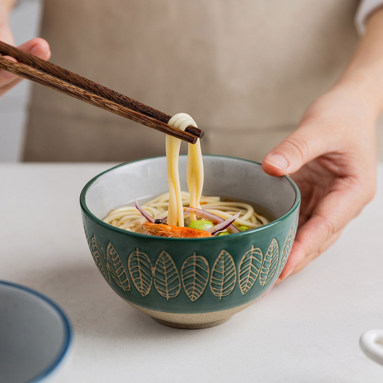Ceramic Rice Bowl Eating Japanese Retro - Walfos® Kitchenware