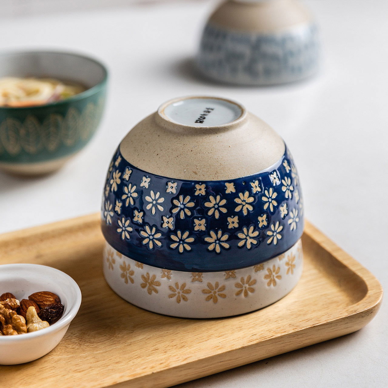 Ceramic Rice Bowl Eating Japanese Retro - Walfos® Kitchenware