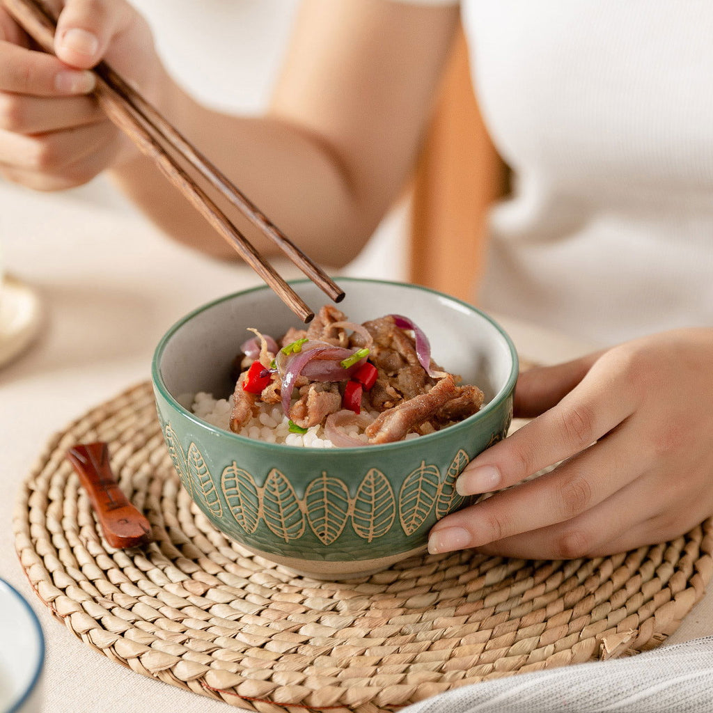 Ceramic Rice Bowl Eating Japanese Retro - Walfos® Kitchenware