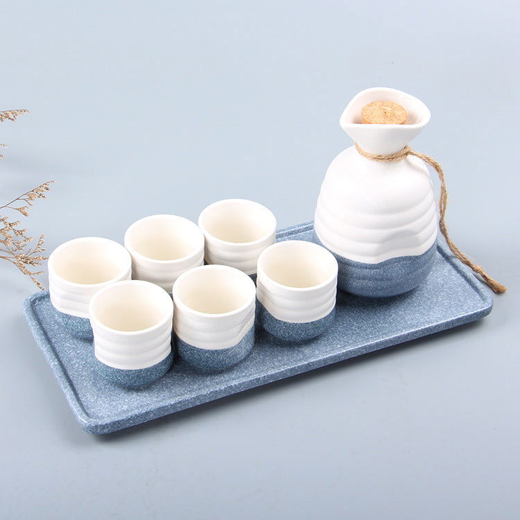 Ceramic Sake SetJapanese Creative Household Wine Set - Walfos® Kitchenware