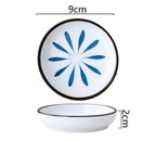 Ceramic Small Dish, Creative Seasoning Dish, Vinegar Dish, Soy Sauce Dish, Household Flavor Dish, Dipping Sauce Small Dish - Walfos® Kitchenware