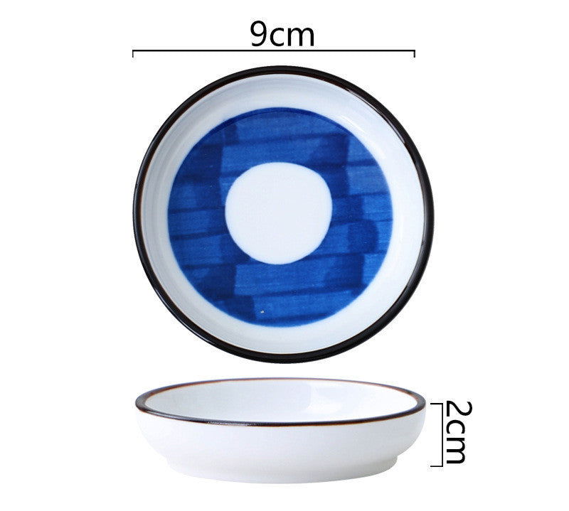 Ceramic Small Dish, Creative Seasoning Dish, Vinegar Dish, Soy Sauce Dish, Household Flavor Dish, Dipping Sauce Small Dish - Walfos® Kitchenware