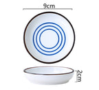 Ceramic Small Dish, Creative Seasoning Dish, Vinegar Dish, Soy Sauce Dish, Household Flavor Dish, Dipping Sauce Small Dish - Walfos® Kitchenware